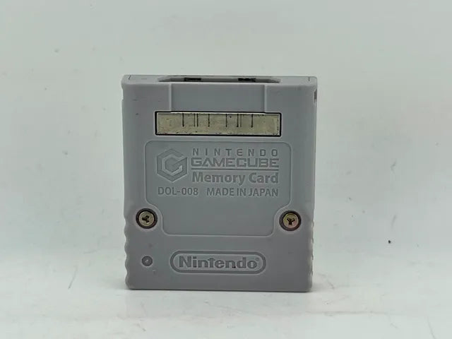 Carte Memoire Nintendo Gamecube Ngc 59 Blocks Officielle