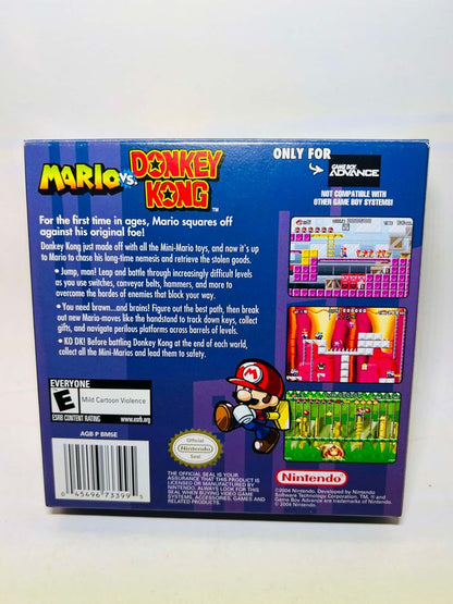 MARIO VS DONKEY KONG EN BOITE GAME BOY ADVANCE GBA - jeux video game-x