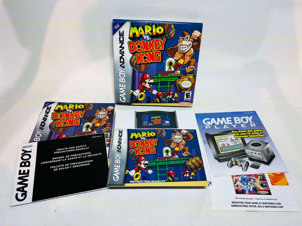 MARIO VS DONKEY KONG EN BOITE GAME BOY ADVANCE GBA - jeux video game-x