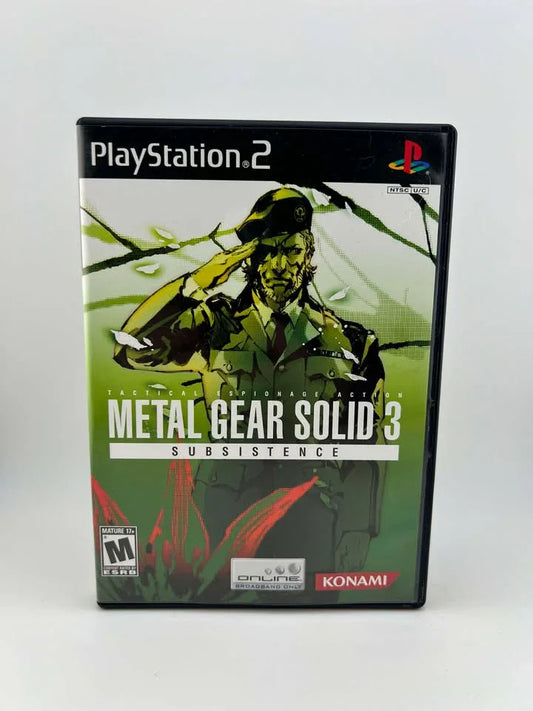 Metal Gear Solid 3 Subsistence Playstation 2 PS2