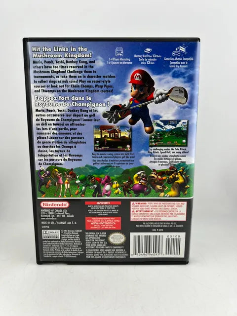 Mario Golf Toadstool Tour Nintendo Gamecube NGC