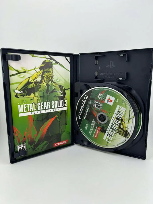 Metal Gear Solid 3 Subsistence Playstation 2 PS2