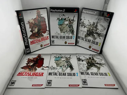 Metal Gear Solid Essential Collection Playstation 2 PS2