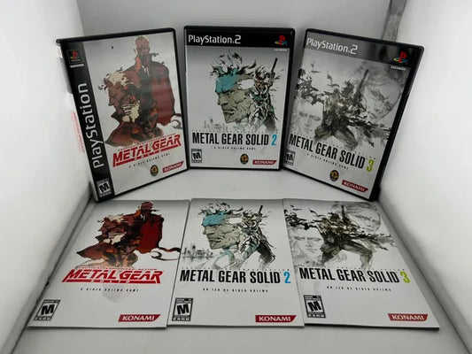 Metal Gear Solid Essential Collection Playstation 2 PS2