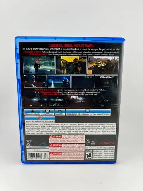 Metal Gear Solid V: Ground Zeroes Playstation 4 PS4