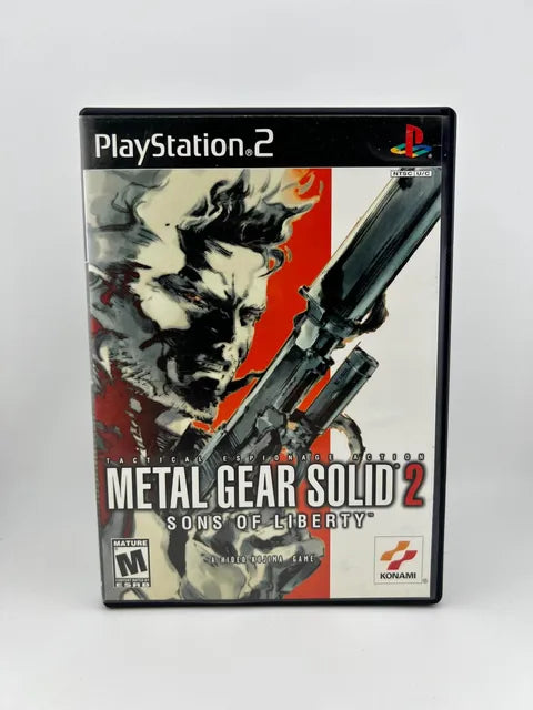 Metal Gear Solid 2 Sons Of Liberty Playstation 2 Ps2