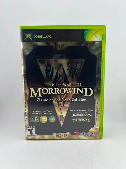 The Elder Scrolls III 3 Morrowind Game of the Year Xbox