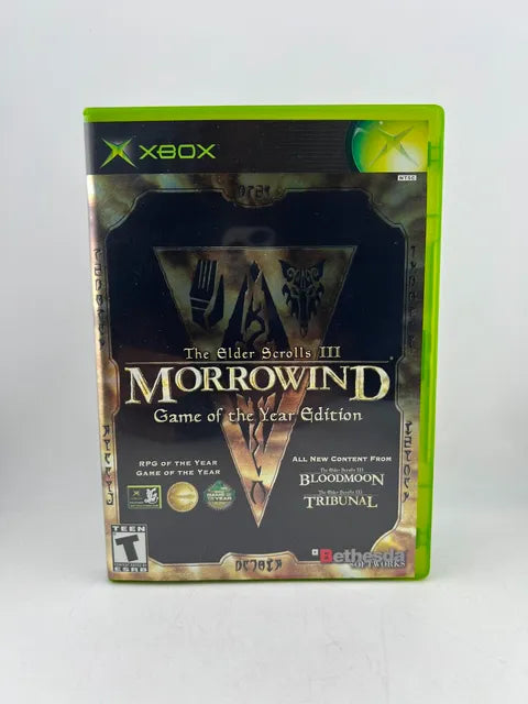 The Elder Scrolls III 3 Morrowind Game of the Year Xbox