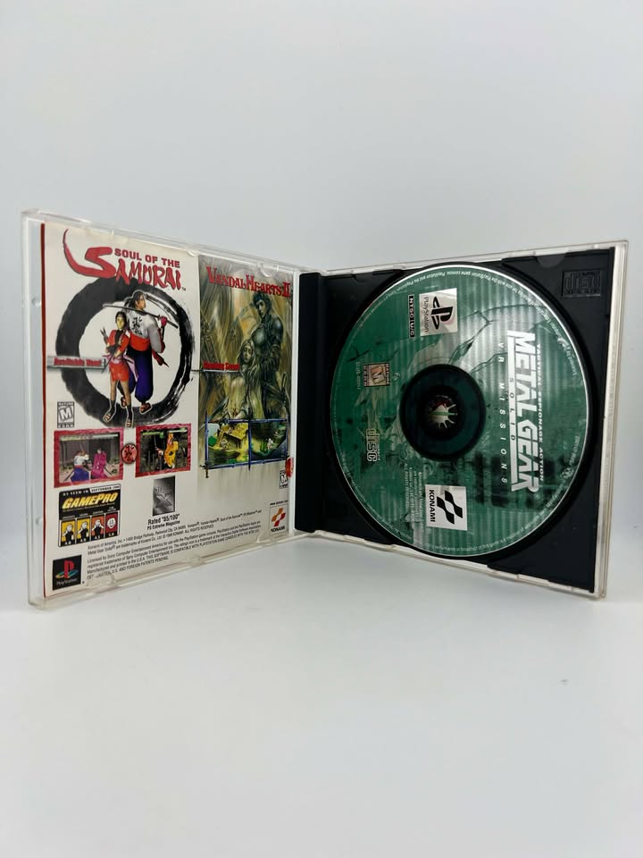 Metal Gear Solid VR Missions Playstation PS1