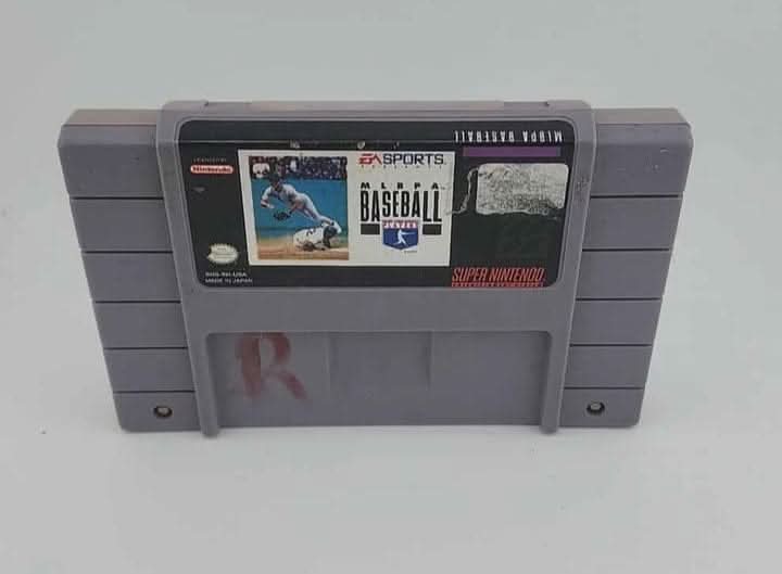 MLBPA BASEBALL SUPER NINTENDO SNES EA SPORT