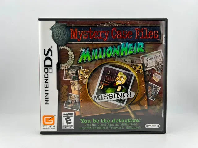 Mystery Case Files Millionheir Nintendo Ds