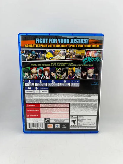 My Hero One's Justice Playstation 4 PS4
