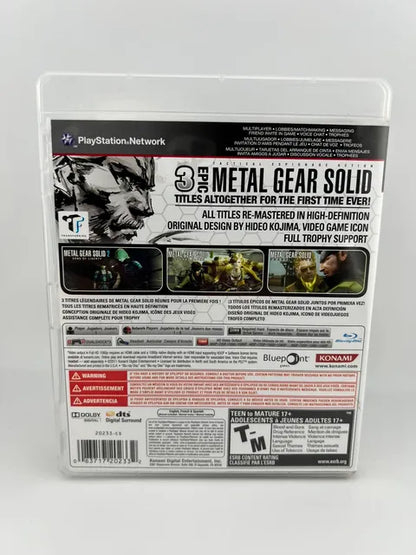 Metal Gear Solid HD Collection Playstation 3 PS3