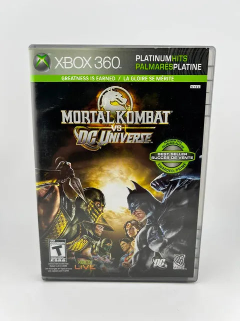 Mortal Kombat Vs. DC Universe Platinum Hits Xbox 360 X360