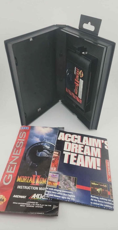 Mortal Kombat II 2 Sega Genesis SG jeux video game-x