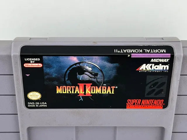 Mortal Kombat II 2 Super Nintendo SNES