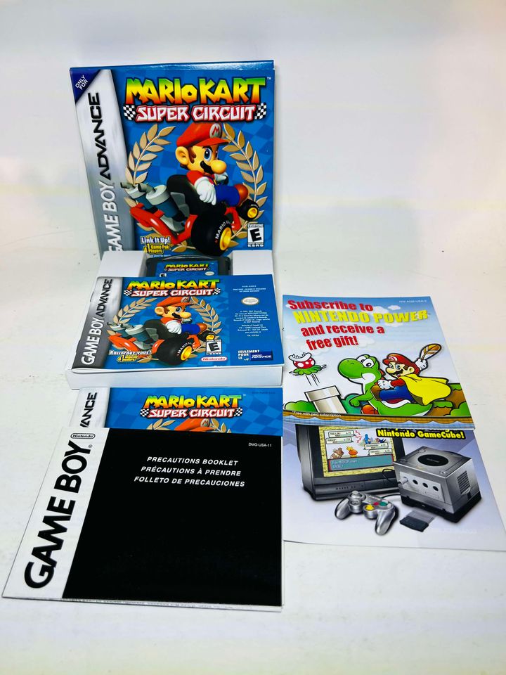 MARIO KART SUPER CIRCUIT NINTENDO EN BOITE GAME BOY ADVANCE GBA - jeux video game-x