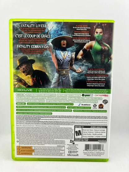 Mortal Kombat Komplete Edition Platinum Hits Xbox 360 X360