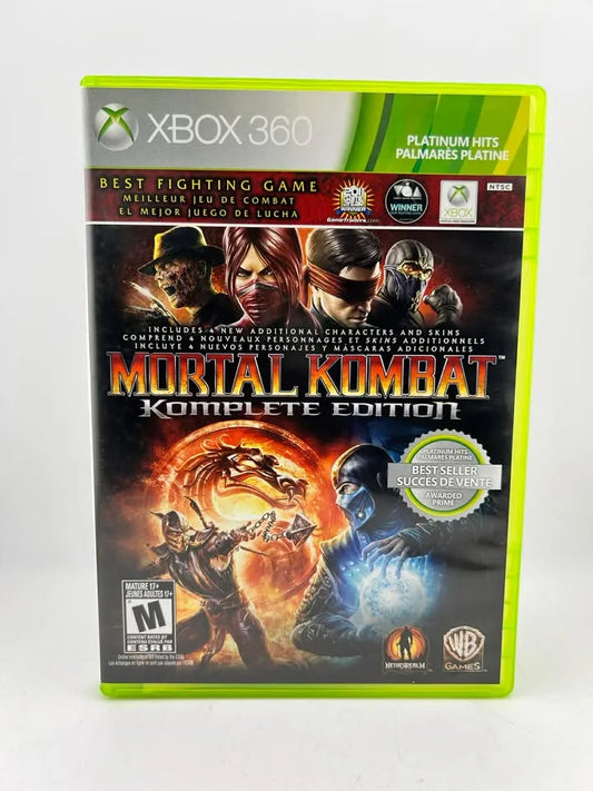 Mortal Kombat Komplete Edition Platinum Hits Xbox 360 X360
