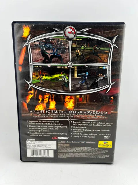 Mortal Kombat Deadly Alliance Playstation 2 PS2
