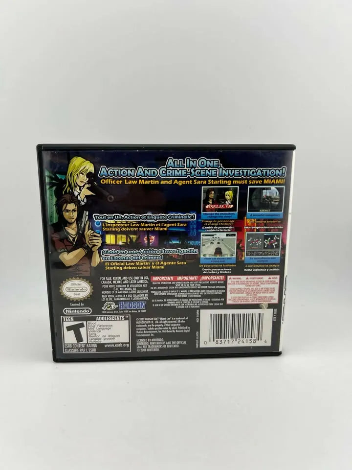 Miami Law Nintendo DS