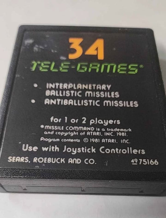 MISSILE COMMAND ATARI 2600 atari