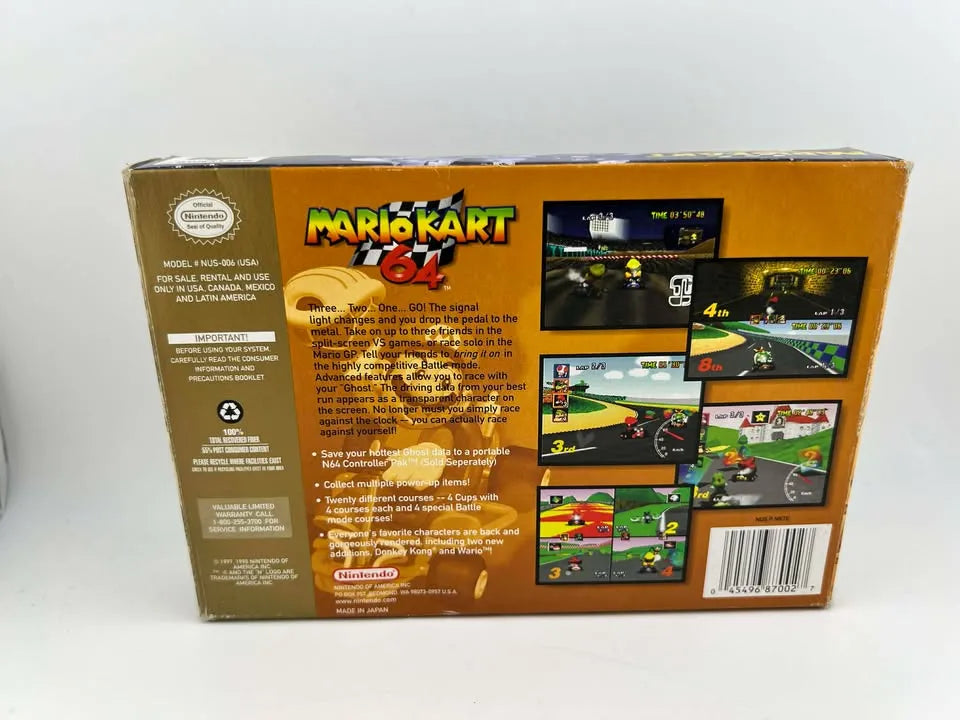 Mario Kart 64 Players Choice Nintendo 64 N64