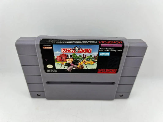 Monopoly Super Nintendo Snes