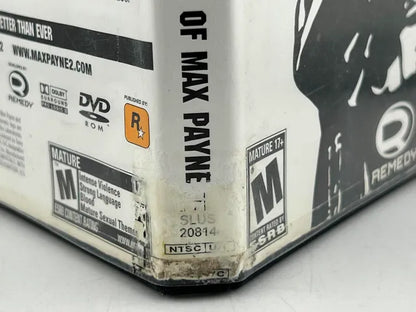 Max Payne 2 Fall of Max Payne Playstation 2 PS2