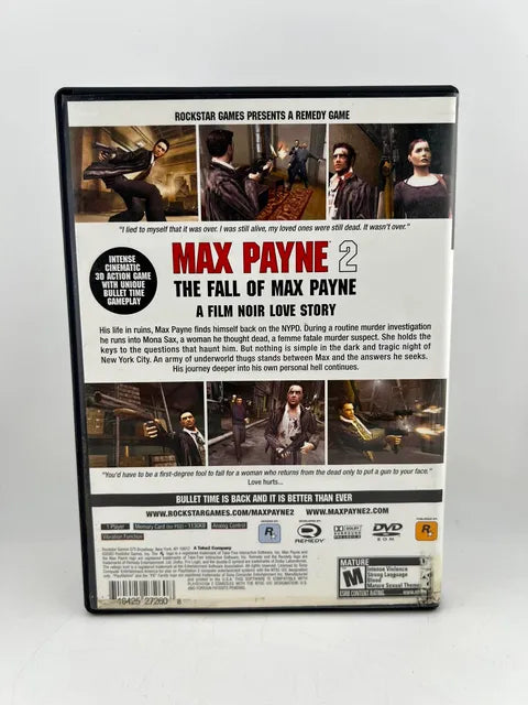 Max Payne 2 Fall of Max Payne Playstation 2 PS2