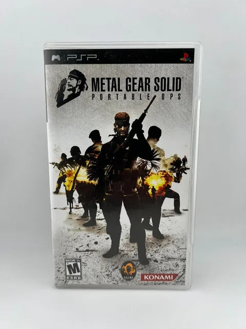 Metal Gear Solid Portable Ops Playstation Portable PSP