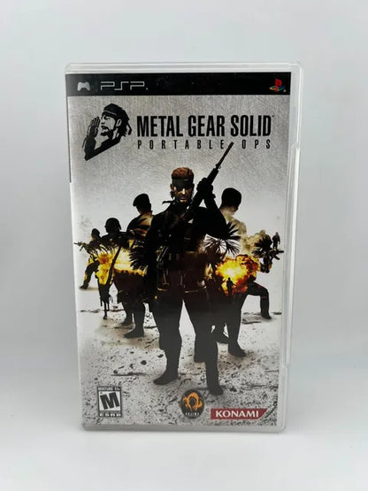 Metal Gear Solid Portable Ops Playstation Portable PSP