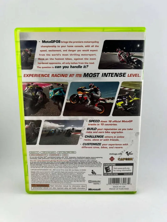 MotoGP 08 Xbox 360 X360