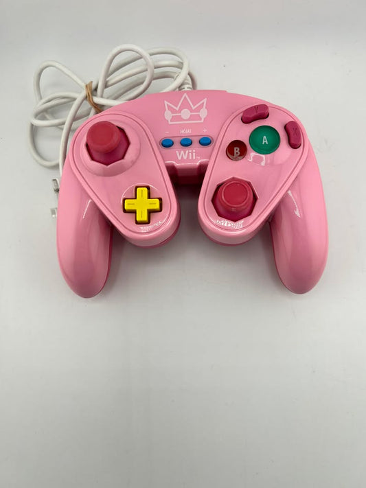 Manette filaire de Combat Peach Nintendo Wii