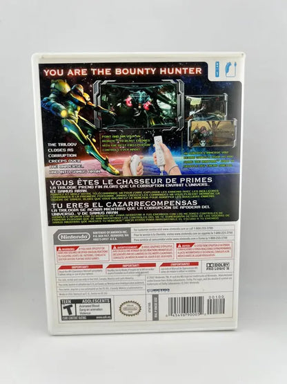 Metroid Prime 3 Corruption Nintendo WII