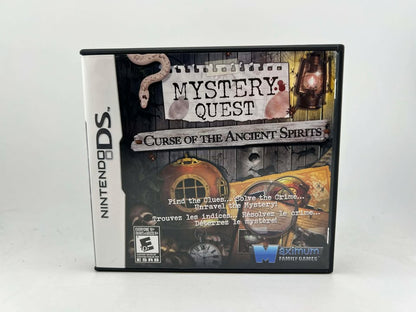 Mystery Quest: Curse of the Ancient Spirits Nintendo DS