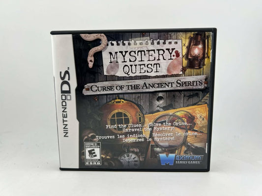 Mystery Quest: Curse of the Ancient Spirits Nintendo DS