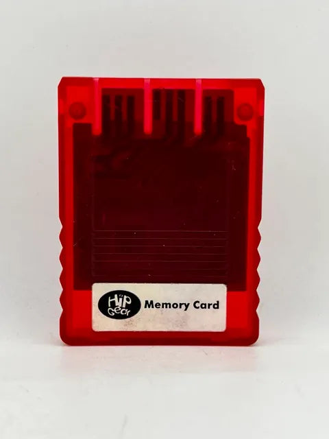 Carte Memoire Rouge Transparente Playstation Ps1 Générique