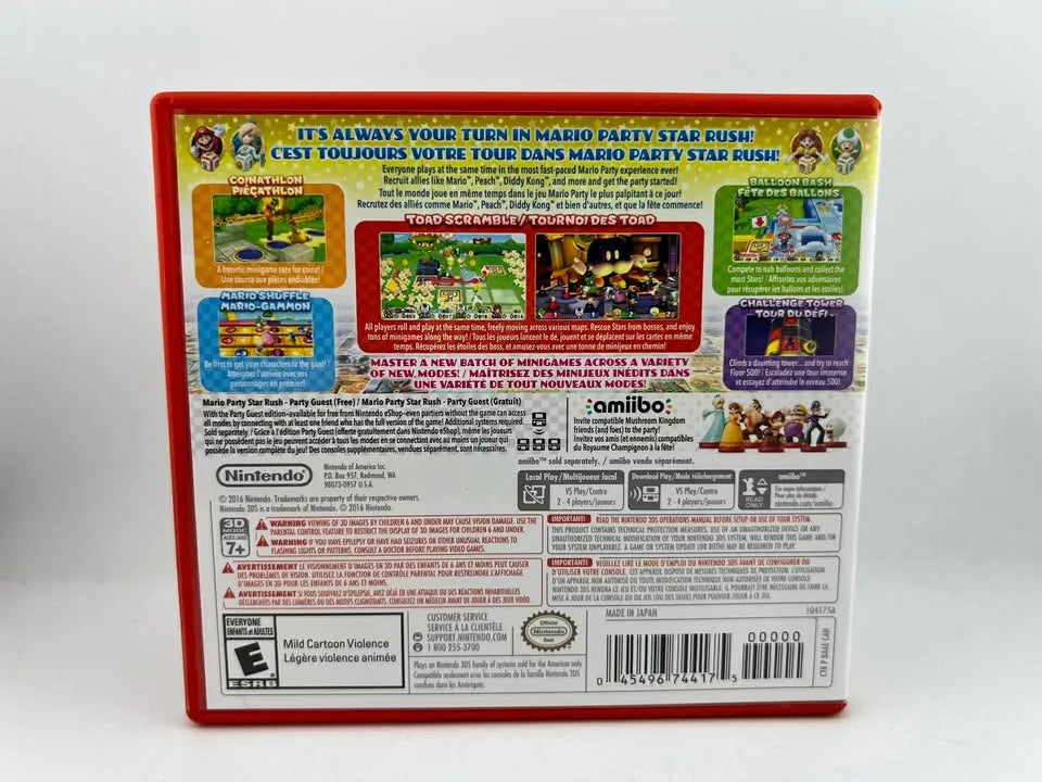 Mario Party Star Rush Nintendo 3DS
