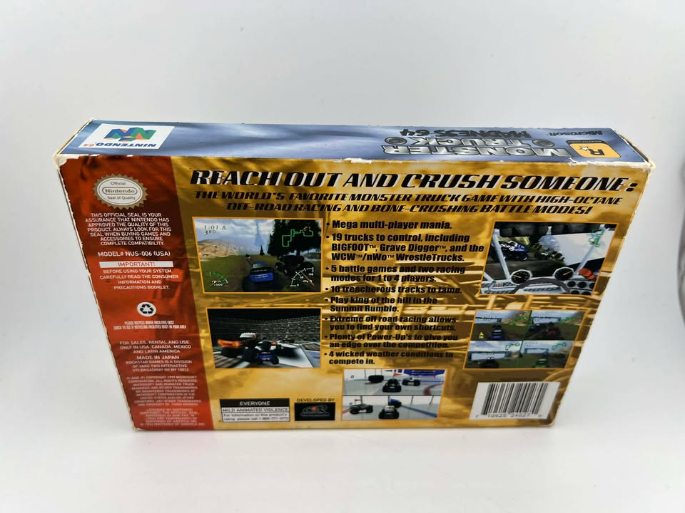 Monster Truck Madness 64 En Boite Nintendo 64 N64