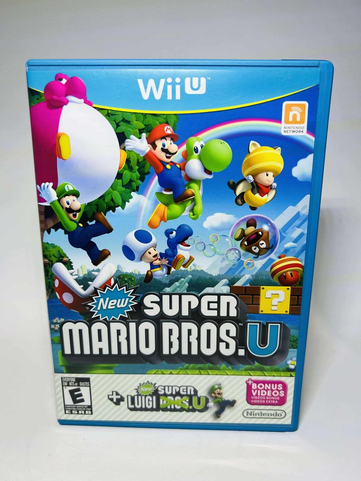 NEW SUPER MARIO BROS. U + NEW SUPER LUIGI U NINTENDO WIIU - jeux video game-x