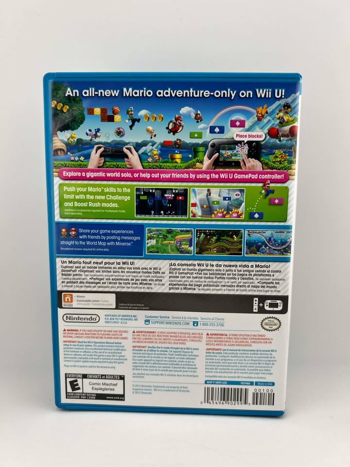 New Super Mario Bros. U Nintendo Wiiu
