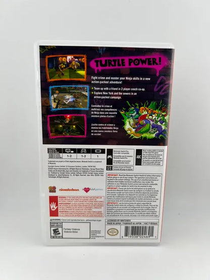 Teenage Mutant Ninja Turtles: Mutants Unleashed Nintendo Switch