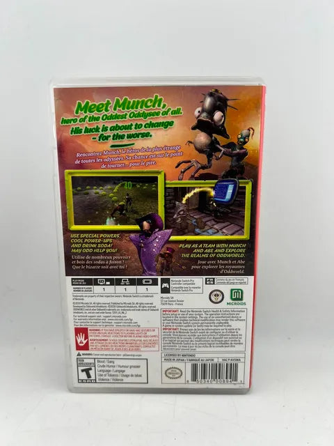 Oddworld Munch's Oddysee Nintendo Switch