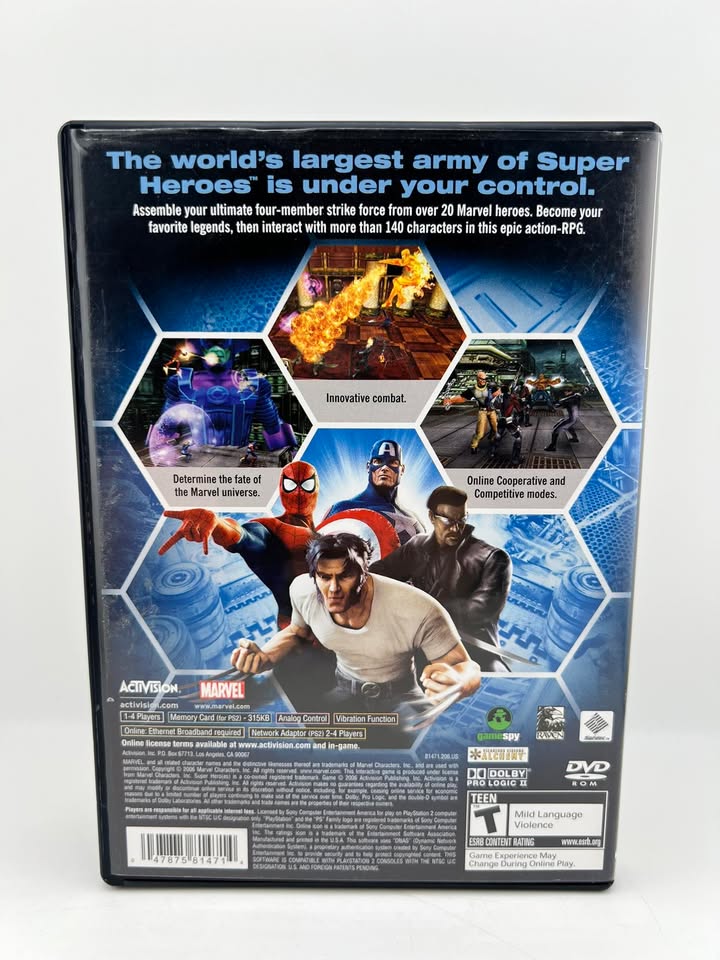 Marvel Ultimate Alliance Playstation 2 PS2