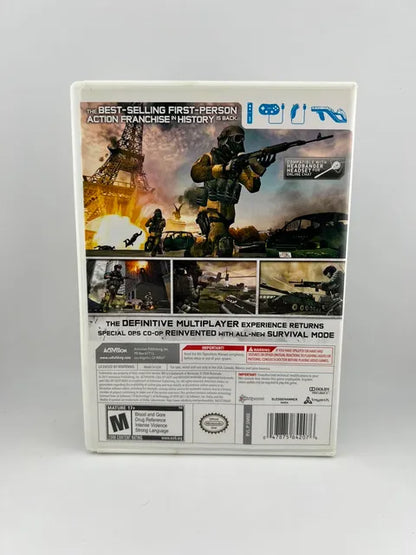 Call of Duty Modern Warfare 3 Nintendo WII