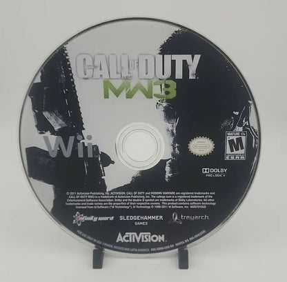 Call Of Duty Modern Warfare 3 Nintendo Wii