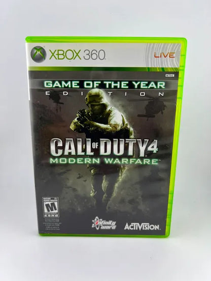 Call of Duty 4 Modern Warfare Game of the Year Xbox 360 X360