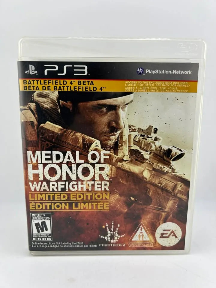 MEDAL OF HONOR: WARFIGHTER LIMITED EDITION (PLAYSTATION 3 PS3)