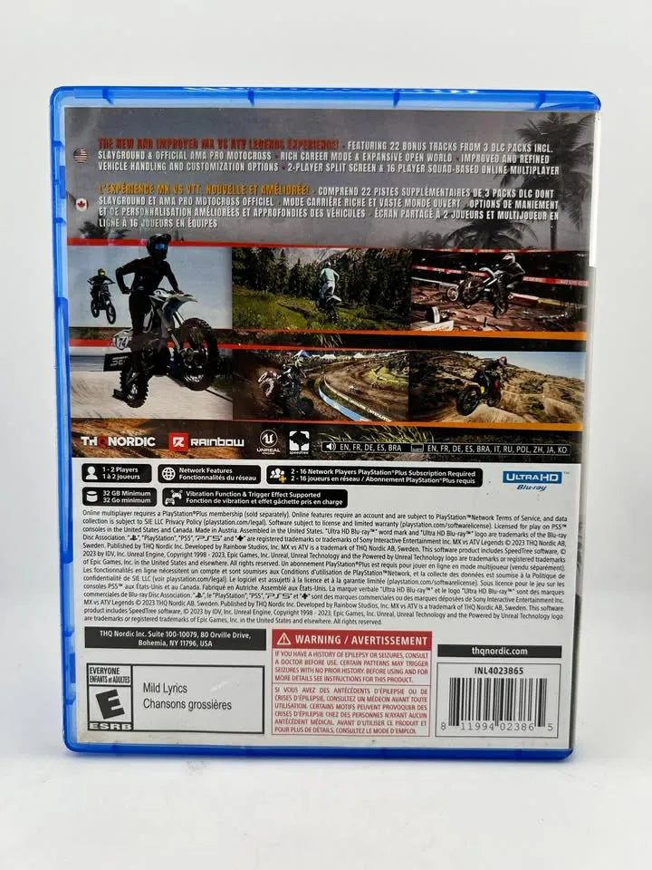 MX vs ATV Legends Season One Edition PlayStation 5 PS5